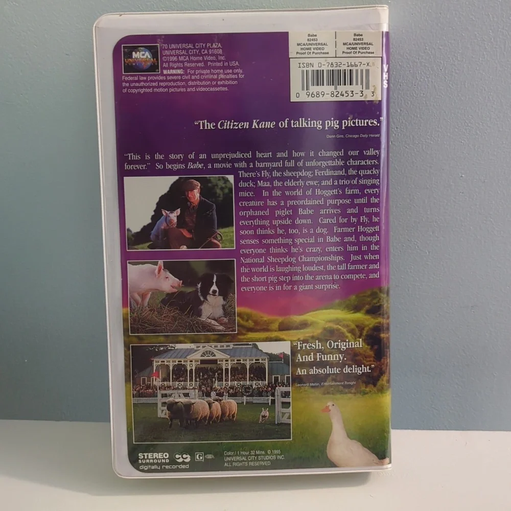 Babe Vintage VHS 1995